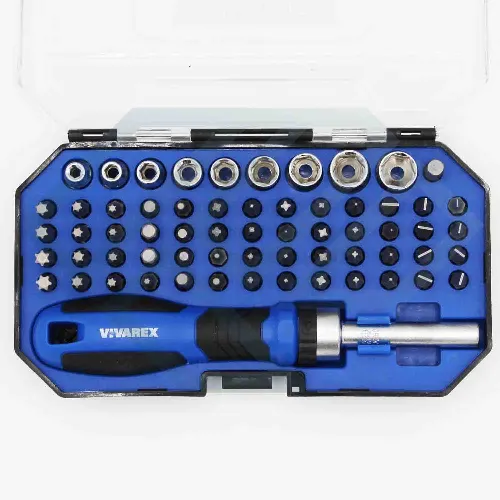 مجموعه ست 63 پارچه بکس و سر پیچگوشتی ویوارکس مدل VR6365-BS