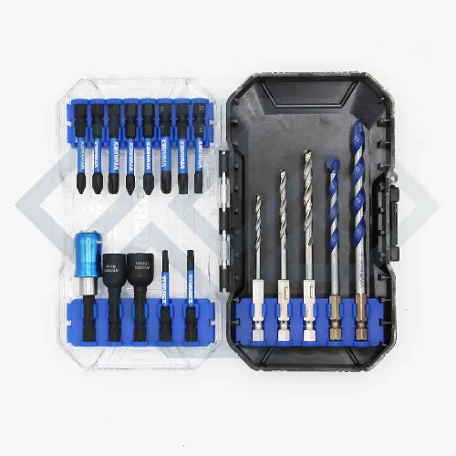 مجموعه ست 18 پارچه مته بکسی ته شش گوش و سر پیچگوشتی ویوارکس مدل VR1865-BS