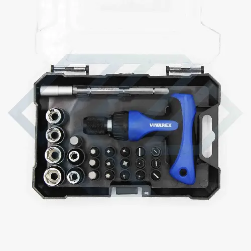 مجموعه ست 24 پارچه بکس و سر پیچگوشتی ویوارکس مدل VR2465-SD