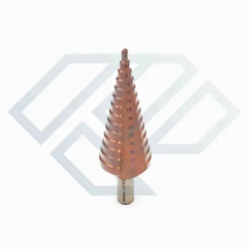 مته مخروطی کاجی آلاتا مدل روکش مسی HSS-E