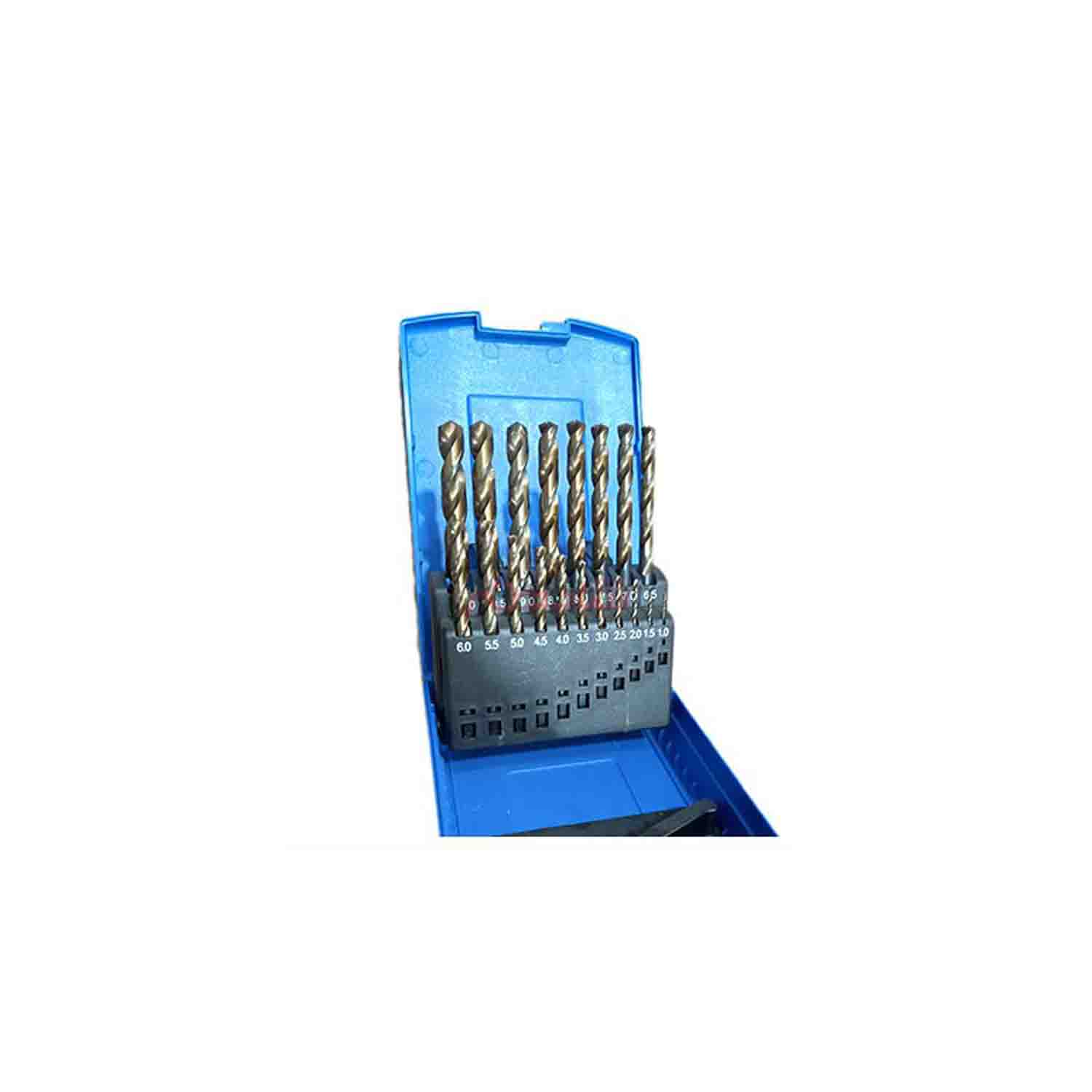 ست جعبه مته آهن و استیل HSS-E آلاتا پلاس سایز 1 تا 10 میلیمتر با گام نیم